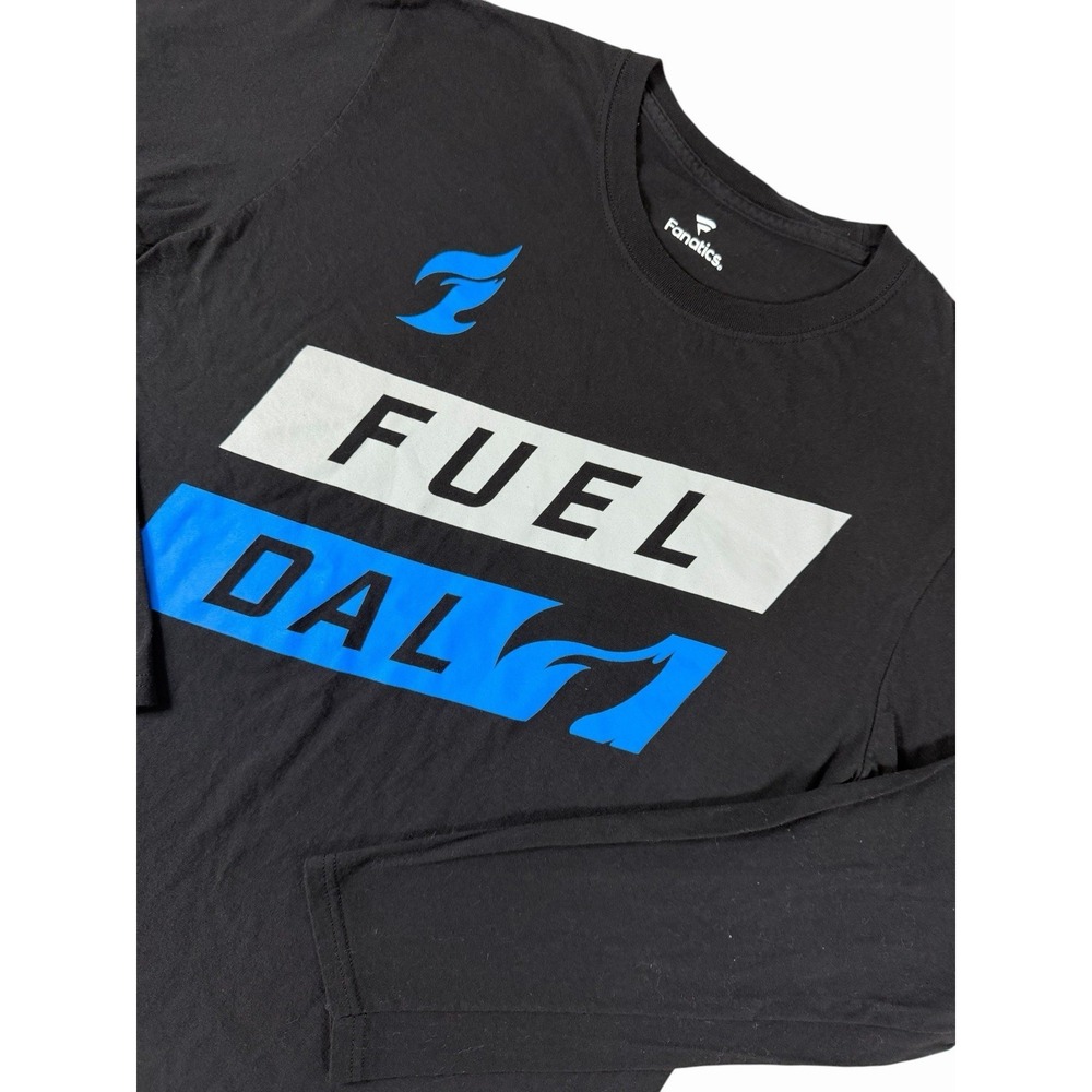 Fanatics Dallas Fuel Overwatch League Long Sleeve T Shirt Mens Large Black